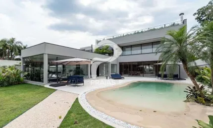 Casa em condomínio fechado com 7 quartos à venda na julieta de azevedo bonavides (rua 27), --, jardim acapulco, guarujá por r$ 21.900.000