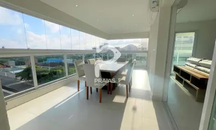 Apartamento com 3 quartos à venda na rua dona vitória yunes stefano, --, enseada, guarujá por r$ 1.280.000