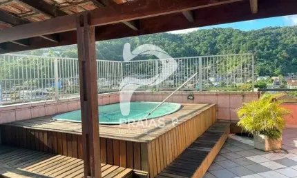 Cobertura com 2 quartos à venda na Norberto Lopes de Freitas, --, Enseada, Guarujá por R$ 450.000