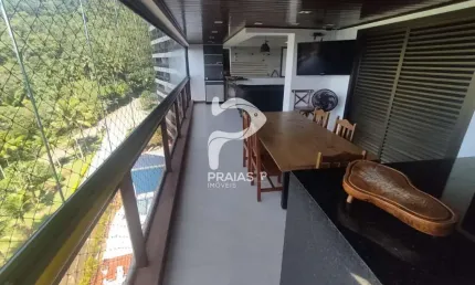 Apartamento com 3 quartos à venda na Dois, --, Morro Sorocotuba, Guarujá por R$ 1.250.000