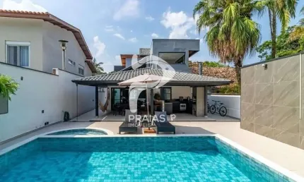 Casa em condomínio fechado com 4 quartos à venda na alameda do bonfim, --, riviera, bertioga por r$ 5.790.000