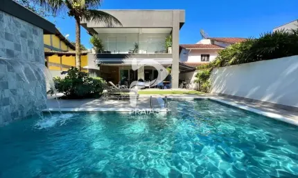 Casa em condomínio fechado com 6 quartos à venda na alameda do pampa, --, riviera, bertioga por r$ 6.800.000