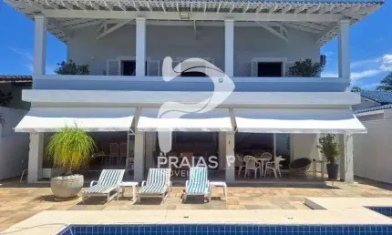 Casa em condomínio fechado com 5 quartos à venda na alice nehring machado (av. 05), --, jardim acapulco, guarujá por r$ 3.000.000