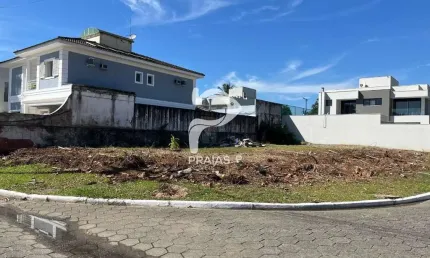 Terreno em condomínio fechado à venda na benedito lauro de camargo (rua 82), --, jardim acapulco, guarujá por r$ 1.050.000