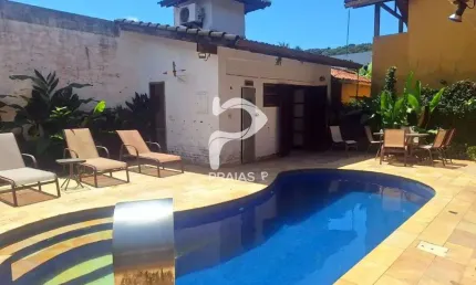 Casa em condomínio fechado com 4 quartos à venda na Sylvia Sayão, --, Balneário Praia do Pernambuco, Guarujá por R$ 1.400.000