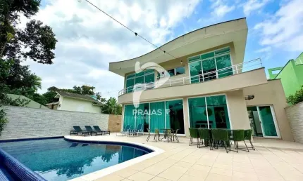 Casa em condomínio fechado com 7 quartos à venda na Alameda Pinta, --, Riviera, Bertioga por R$ 7.950.000