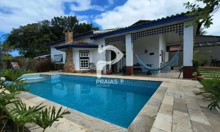 Casa em condomínio fechado com 5 quartos à venda na alameda jupia, --, riviera, bertioga por r$ 2.600.000