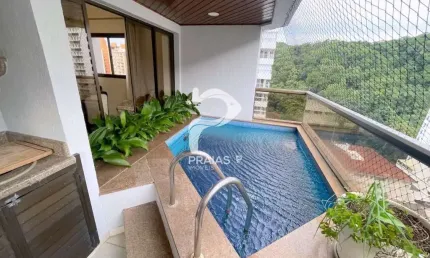 Apartamento com 3 quartos à venda na rua piracicaba, --, pitangueiras, guarujá por r$ 1.200.000