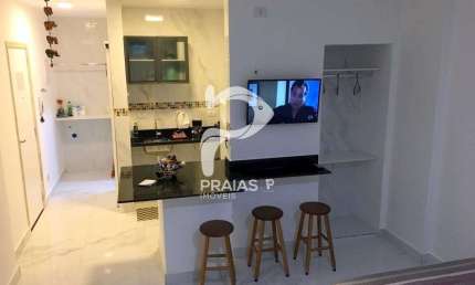 Apartamento com 1 quarto à venda na Rio de Janeiro, --, Pitangueiras, Guarujá por R$ 520.000