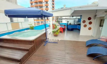 Cobertura com 4 quartos à venda na Rua Bandeirantes, --, Enseada, Guarujá por R$ 840.000