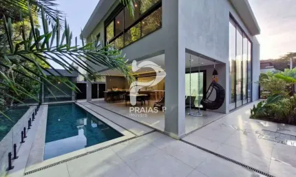 Casa em condomínio fechado com 5 quartos à venda na Santa Cruz, --, Riviera, Bertioga por R$ 11.800.000