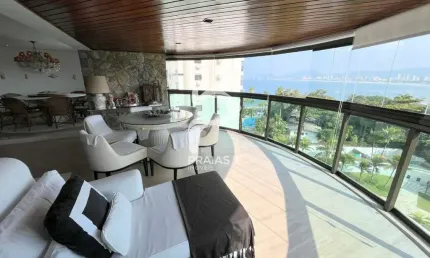 Apartamento com 4 quartos à venda na Caminho das Tartarugas, --, Enseada, Guarujá por R$ 3.800.000
