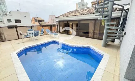 Cobertura com 3 quartos à venda na Rua Bandeirantes, --, Enseada, Guarujá por R$ 900.000
