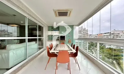 Apartamento com 3 quartos à venda na passeio do pontal, --, riviera, bertioga por r$ 4.200.000