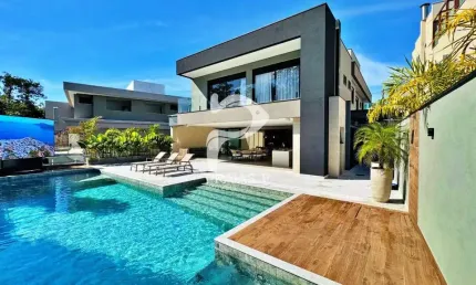 Casa em condomínio fechado com 6 quartos à venda na alameda tortuga, --, riviera, bertioga por r$ 15.700.000