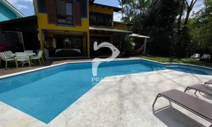 Casa em condomínio fechado com 3 quartos à venda na rua 3, --, balneário praia do pernambuco, guarujá por r$ 3.000.000