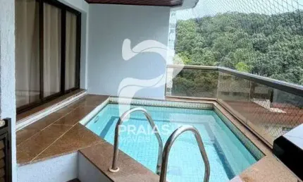 Apartamento com 4 quartos à venda na rua piracicaba, --, pitangueiras, guarujá por r$ 1.100.000