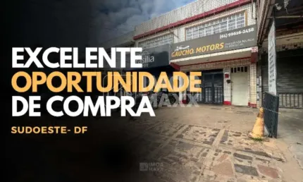 Prédio inteiro à venda no Sudoeste, Brasília com 725m², excelente localização. Confira!