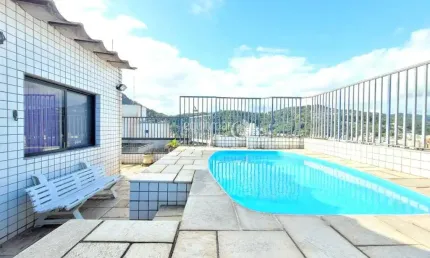 Cobertura com 2 quartos à venda na Enseada, Guarujá  por R$ 700.000