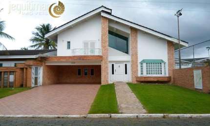 Casa em condomínio fechado com 4 quartos para alugar no Jardim Acapulco, Guarujá  por R$ 15.000
