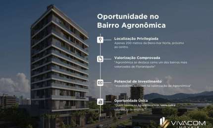 Loft com 1 quarto à venda na Rua Antônio Carlos Ferreira, 286, Agronômica, Florianópolis