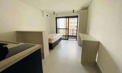 Apartamento 30m², Studio 1 Quarto, 1 Banheiro, Varanda, ambientes integrados, à Venda ou Locação na Vila MarianaBanheiro,