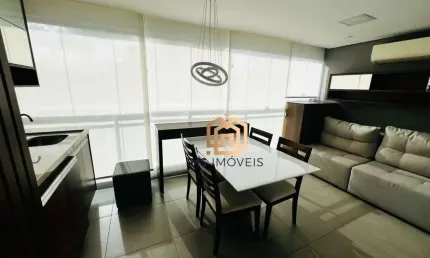 Apartamento 40m², 1 quarto, 1 banheiro, varanda, sala/cozinha (integrados), 1 vaga para locação na vila mariana