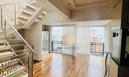 Cobertura 184m², 3 Suítes, Varanda, Piscina com vista para o Ibirapuera, 3 Vagas, à Venda na Vila Mariana