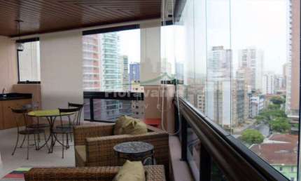 Apartamento com 4 dorms, Boqueirão, Santos . 2 quadras da praia
