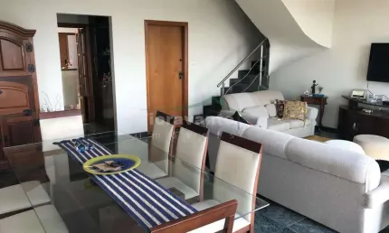 Apartamento Duplex com 3 suítes, lavabo e 3 vagas de garagem
