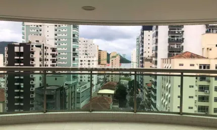 Apartamento alto padrão com 4 suítes, Ponta da Praia, Santos