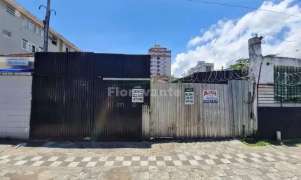 Terreno comercial para alugar na Rua Carlos Gomes, Campo Grande, Santos
