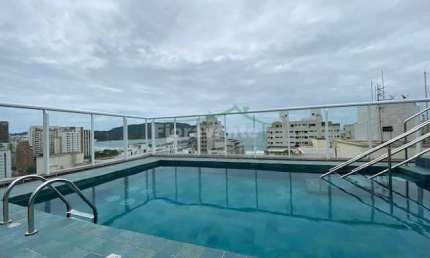 Apartamento com 2 suítes e lazer, Aparecida, Santos