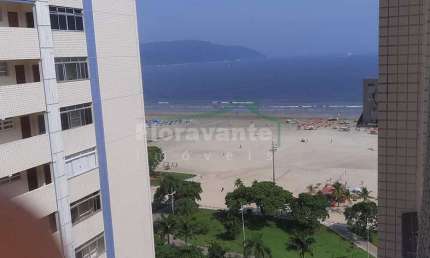 APARTAMENTO VISTA-MAR NA POMPÉIA - EM CONDOMÍNIO ACONCHEGANTE