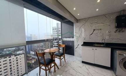 Apartamento com 2 quartos para alugar na Rua Castro Alves, Embaré, Santos