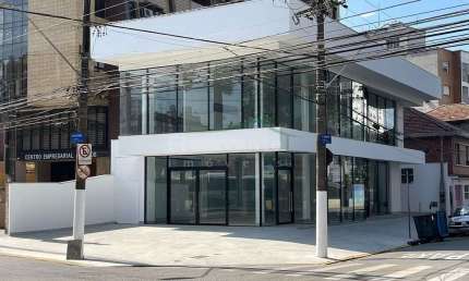 Ponto comercial para alugar na Avenida Ana Costa, Encruzilhada, Santos