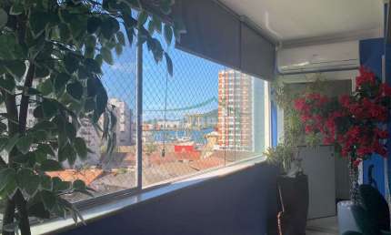APARTAMENTO NA PONTA DA PRAIA- MUITO ACONCHEGO A METROS DA ORLA