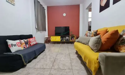 Apartamento com 1 quarto, Gonzaga, Santos. Quadra da Praia.