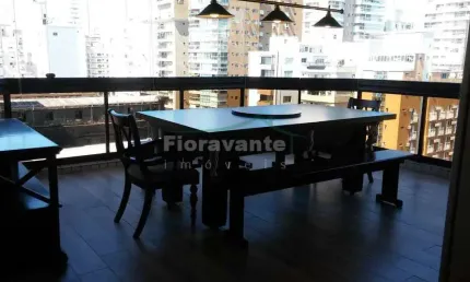 APARTAMENTO GIGANTE NO GONZAGA - 5 SUITES E VARANDA GOURMET