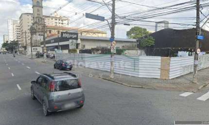 EXCELENTE TERRENO- ESQUINA POSITIVA- AV. ANA COSTA EM SANTOS