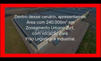 ÁREA na RIO-SANTOS / CARUARA para POLO LOGÍSTICO e INDUSTRIAL