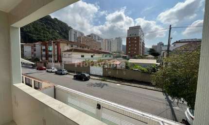 Apartamento com 3 quartos, Marapé, Santos.  1º andar de frente.