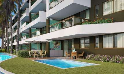Apartamento à venda, 3 quartos, 3 suítes, 2 vagas, Carneiros - Tamandaré/PE