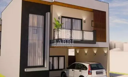 Casa com 3 quartos à venda na Rua José Casemiro Stenzowski, 329, Novo Mundo, Curitiba por R$ 875.000