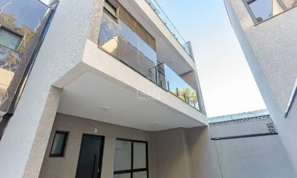 Casa em condomínio fechado com 3 quartos à venda na rua silveira neto, 945, água verde, curitiba por r$ 899.000