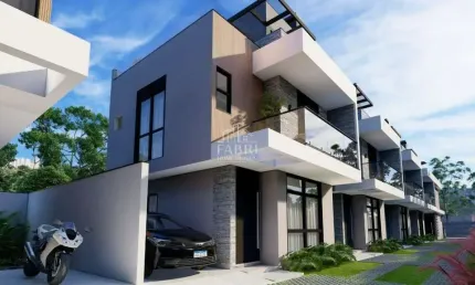 Casa em condomínio fechado com 3 quartos à venda na rua paulo setúbal, 1071, hauer, curitiba por r$ 719.000