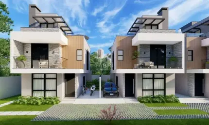 Casa em condomínio fechado com 3 quartos à venda na Rua Paulo Setúbal, 1071, Hauer, Curitiba por R$ 719.000