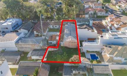Terreno à venda na Rua Major França Gomes, 803, Santa Quitéria, Curitiba por R$ 1.350.000