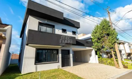 Casa em condomínio fechado com 3 quartos à venda na Avenida Doutor Eugênio Bertolli, 3062, Santa Felicidade, Curitiba por R$ 2.198.000