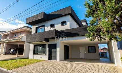 Casa em condomínio fechado com 3 quartos à venda na Avenida Doutor Eugênio Bertolli, 3062, Santa Felicidade, Curitiba por R$ 2.198.000